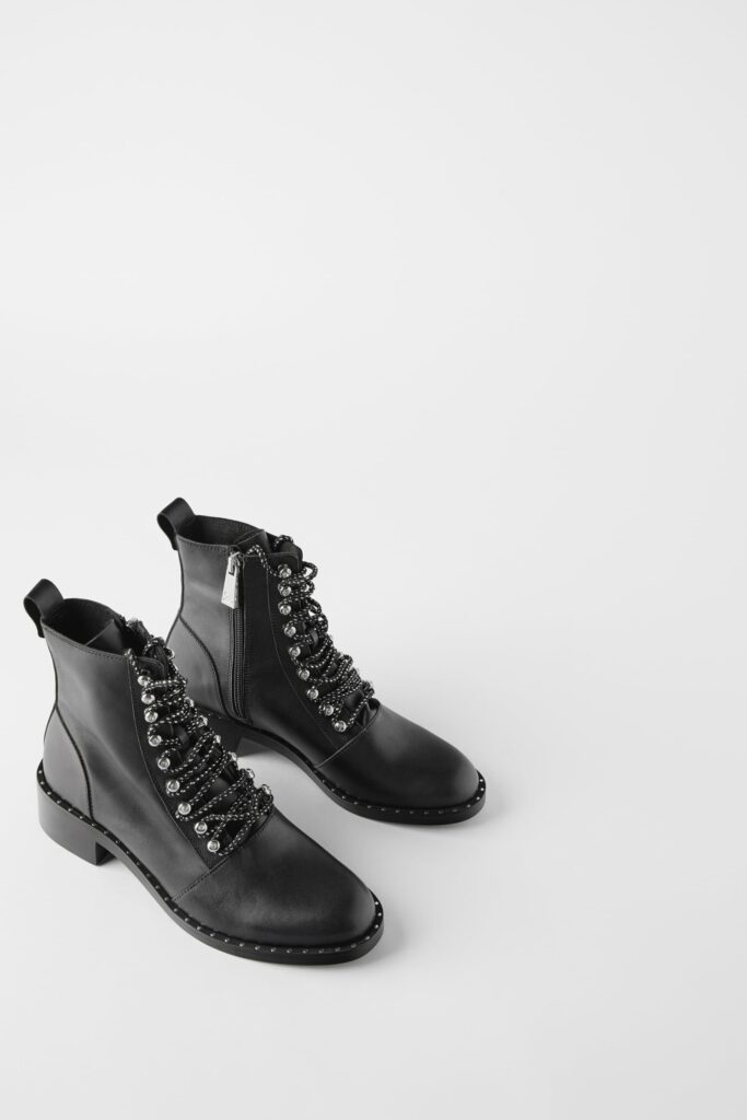 $119.00 ZARA leather boots