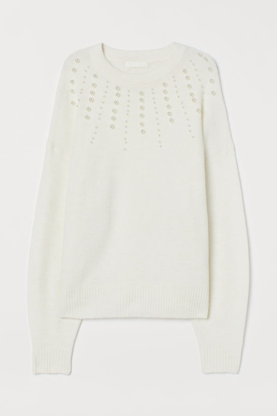 $19.99 H&M pearl sweater